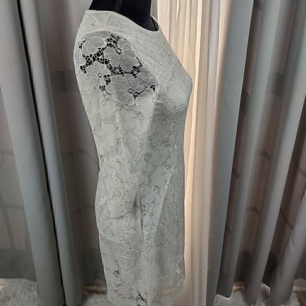 Speechless Women's Eggshell Lace Bodycon Dress with Back Zipper Size 7 (NWT) - Picture 5 of 16